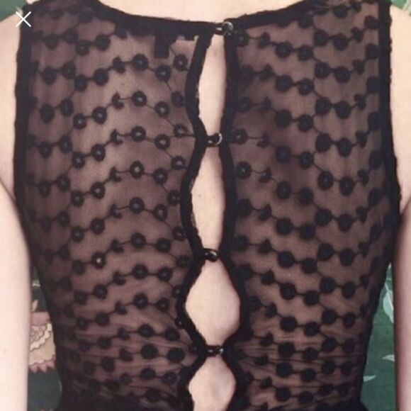 Anthropologie Monteau Black Lace Dress - Picture 3 of 16